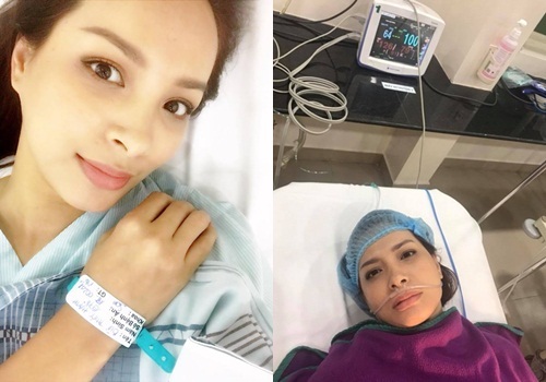 Cựu người mẫu Thúy Hạnh được ông xã chăm sóc hết mình sau ca mổ cắt tử cung
