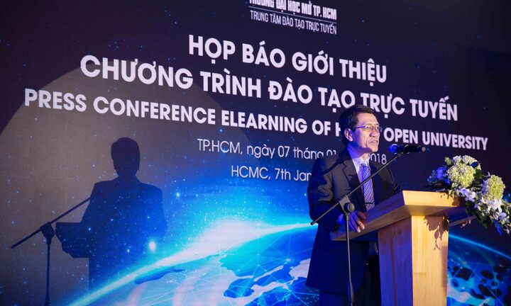 Trường ĐH Mở TP. HCM giới thiệu chương trình đào tạo trực tuyến