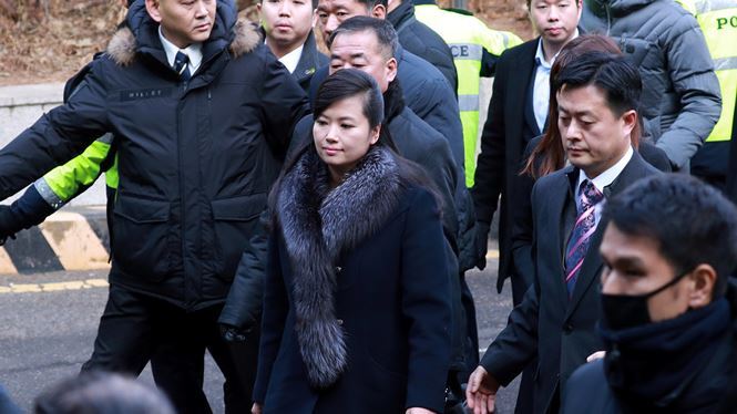 Đoàn tiền trạm Triều Tiên tới Hàn Quốc