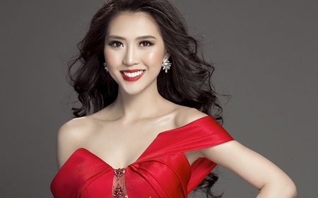 Tường Linh hé lộ trang phục dạ hội trước thềm chung kết Miss Intercontinental 2017