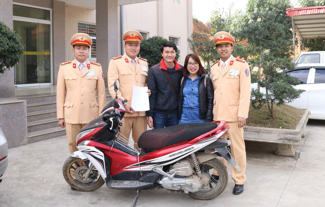 CSGT tìm lại tài sản cho người dân sau 7 năm bị mất