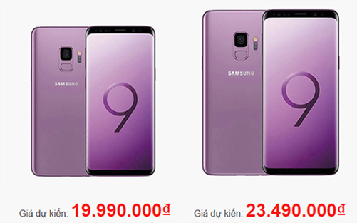 Samsung Galaxy S9 được chào giá bao nhiêu tại Việt Nam?