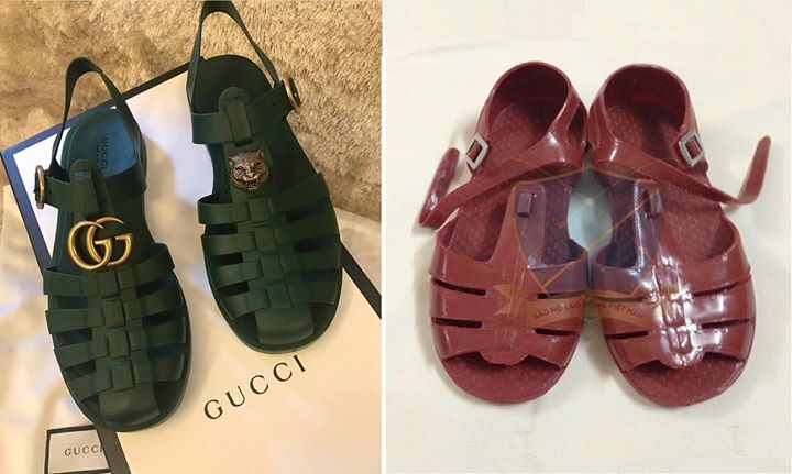Mẫu sandal của Gucci giống hệt dép rọ Việt Nam có giá đến 11 triệu đồng, ai dám bỏ tiền mua?