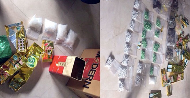 Ngụy trang ma túy trong hộp chè khô vận chuyển từ Trung Quốc về Việt Nam