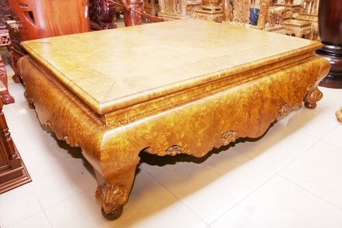Những chiếc sập gỗ đẹp như bức bình phong có giá hơn hàng tỷ đồng