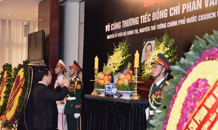 Lễ viếng nguyên Thủ tướng Phan Văn Khải