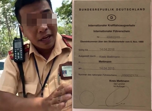 Vụ CSGT Cát Lái từ chối bằng lái quốc tế: Phòng CSGT TP.HCM vào cuộc