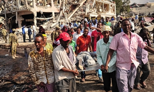 Somalia: Khách sạn bị đánh bom 36 người thương vong