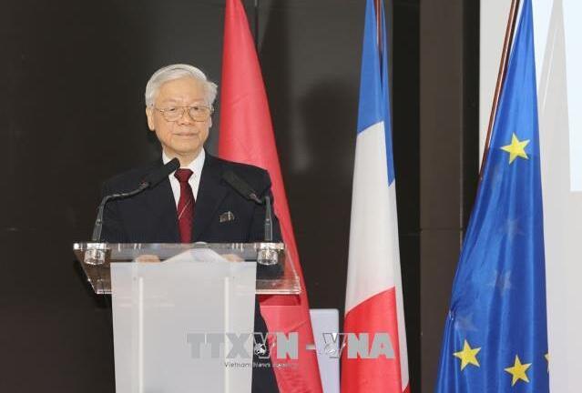 Tổng Bí thư Nguyễn Phú Trọng: Mong doanh nghiệp Pháp thành công tại Việt Nam