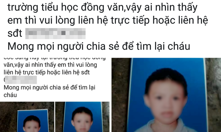 Sự thật vụ bé trai bị bắt cóc ở Nghệ An