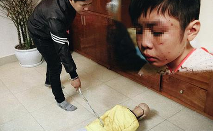 Kết luận điều tra vụ bố đẻ, mẹ kế hành hạ con man rợ ngay giữa Thủ đô