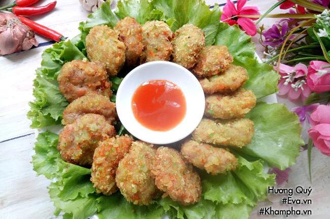 Cuối tuần làm món chả tôm chiên xù thơm ngon nức mũi