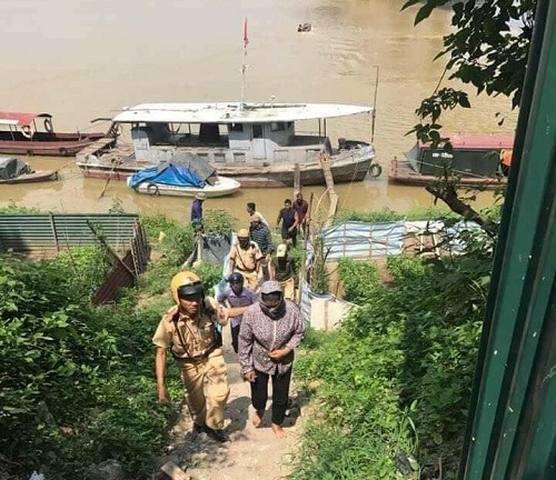 Giải cứu kịp thời một phụ nữ nhảy cầu Chương Dương tự tử