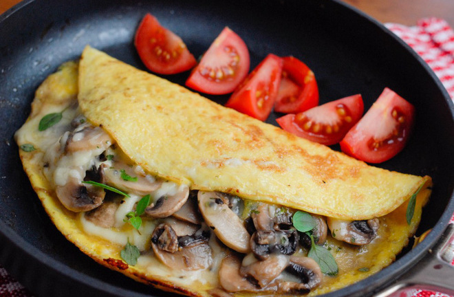 Món ngon mỗi ngày: Thử trứng chiên với nấm