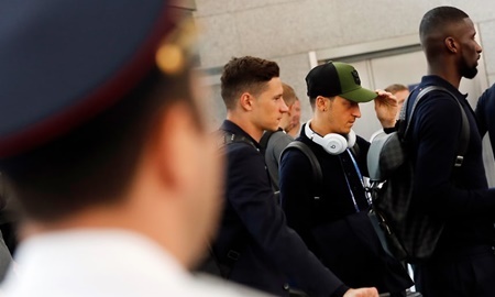 Cầu thủ Đức cúi mặt về nước sau thất bại ê chề tại World Cup 2018