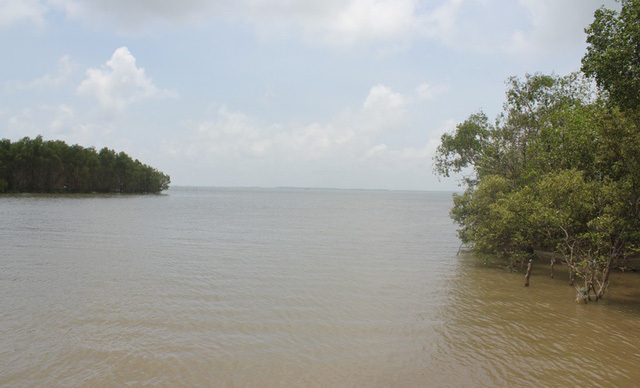 Một thiếu úy biên phòng mất tích trên sông