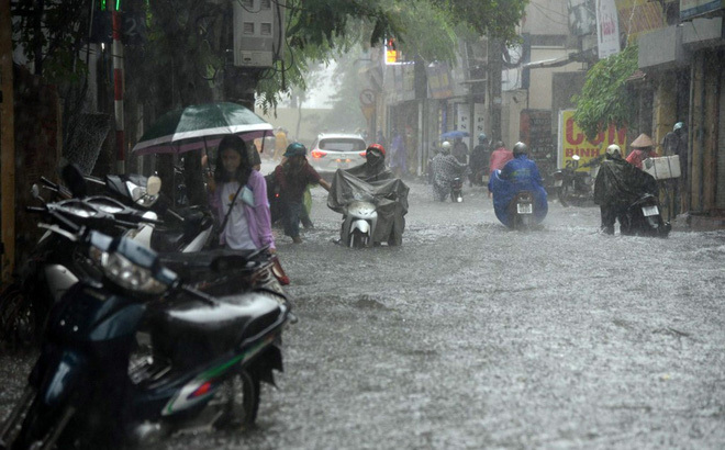 Bắc Bộ lại đón mưa lớn kéo dài