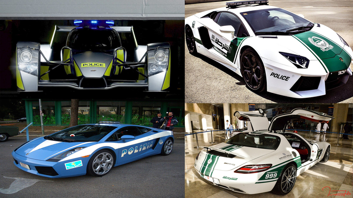 Clip: Ngắm loạt siêu xe cực ngầu của cảnh sát trên thế giới