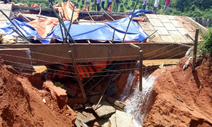 Hoà Bình: Lo vỡ đập hồ điều tiết nước, người dân hoang mang