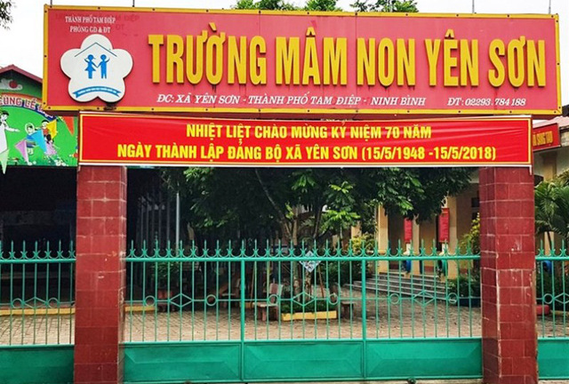 Ninh Bình: Trường mầm non bị