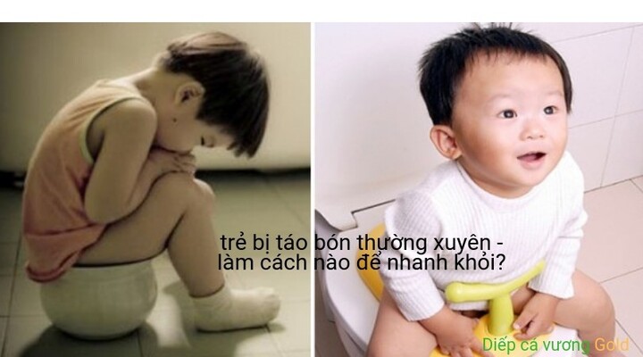 Trẻ bị táo bón thường xuyên do đâu?