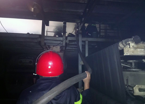 Cháy lớn ở kho hóa chất tại Sài Gòn