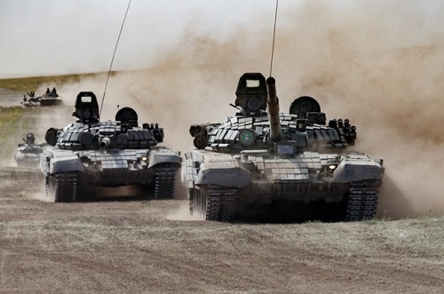 Cận cảnh giàn xe tăng, thiết giáp dũng mãnh của Nga trong cuộc tập trận lịch sử