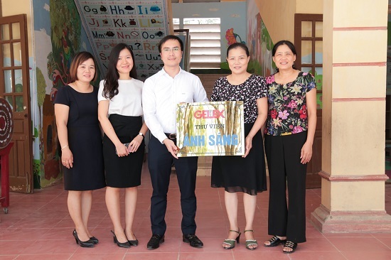 GELEX trao tặng thư viện sách cho Trường Tiểu học Thanh Hải, Hà Nam