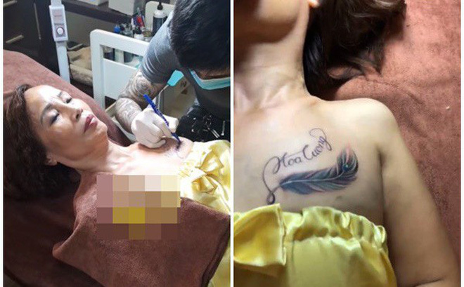 Cô dâu 61 tuổi xăm tên chồng lên ngực để khẳng định tình yêu