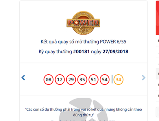 Kết quả xổ số Vietlott hôm nay 27/9/2018: Jackpot “khủng” nổ 2 kỳ liên tiếp