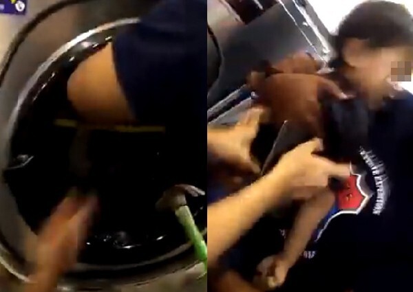 Cậu bé suýt chết vì bị chú ruột nhét vào máy giặt để... chơi