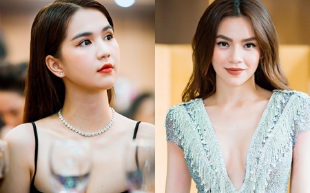 Hà Hồ - Ngọc Trinh đọ vẻ gợi cảm bất chấp Hà Nội vừa chớm đông