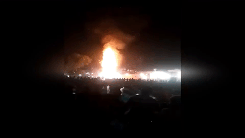 Video: Khoảnh khắc đoàn tàu hỏa đâm chết 61 người ở Ấn Độ