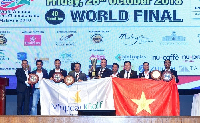 Đội tuyển Golf Việt Nam bảo vệ thành công vị trí số 1 Giải WAGC Thế giới
