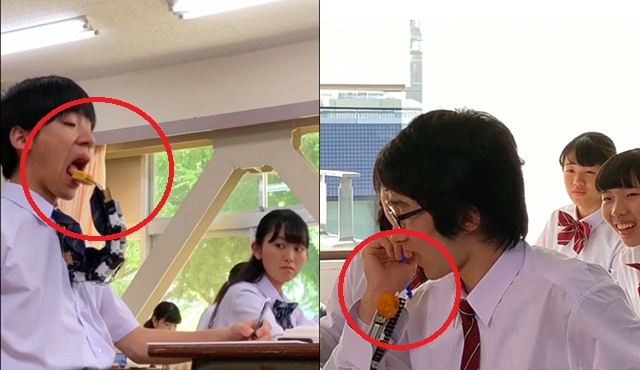 Video: Tròn mắt xem học sinh Nhật ăn vụng trong lớp học