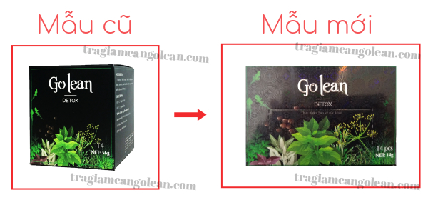 Bị làm giả sản phẩm, trà thảo mộc Golean Detox thay đổi bao bì từ hộp vuông sang hộp chữ nhật 