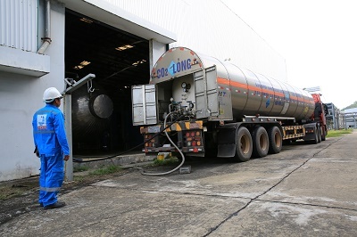 Xuất bán sản phẩm CO2 NM NLSH Dung Quất