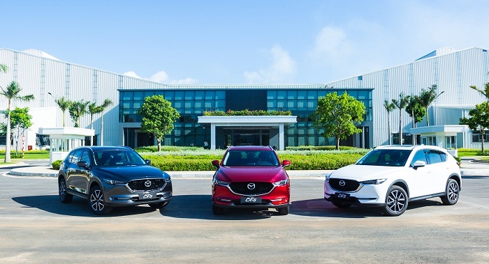 Thaco công bố giá bán xe Mazda màu sơn cao cấp mới