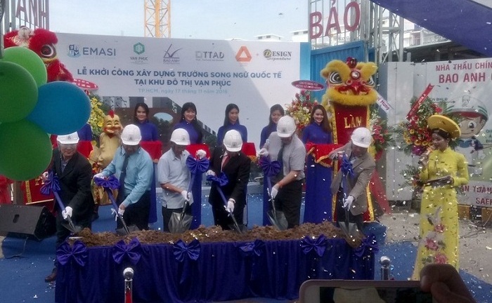 Khởi công xây dựng trường song ngữ quốc tế Vạn Phúc
