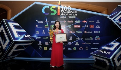 Dược phẩm Tâm Bình được vinh danh Top 100 Doanh nghiệp bền vững 2018