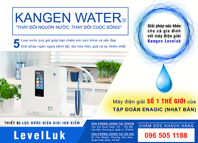 5 loại nước quý từ máy lọc nước Kangen giúp bảo vệ tối ưu cho sức khỏe con người