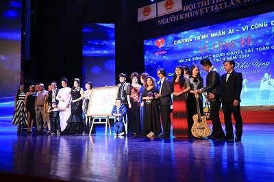 Ô tô Minh Nguyệt tài trợ cho Hội thi Tiếng hát Người Khuyết Tật lần 2