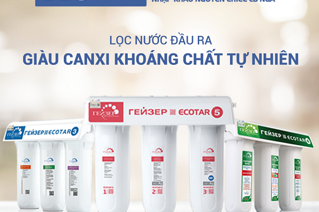 4 lý do gia đình nào cũng nên sử dụng máy lọc nước nano Geyser Ecotar