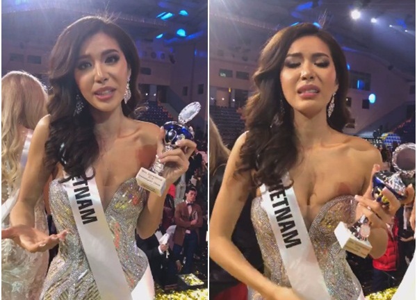 Nhận giải Missosologist's Choice nhưng Minh Tú vẫn khóc xin lỗi vì trượt top 5 Hoa hậu Siêu quốc gia