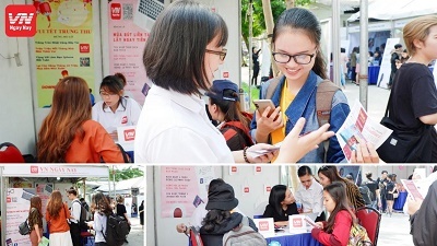 Náo nhiệt cùng VN Ngày Nay tại ngày hội việc làm trường ĐH KHXH&NV TP. HCM