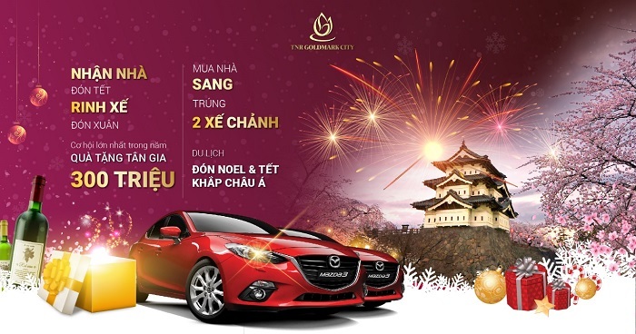 Cơ hội nhận 2 xe Mazda 3 và nhiều quà tặng giá trị khi mua nhà cuối năm