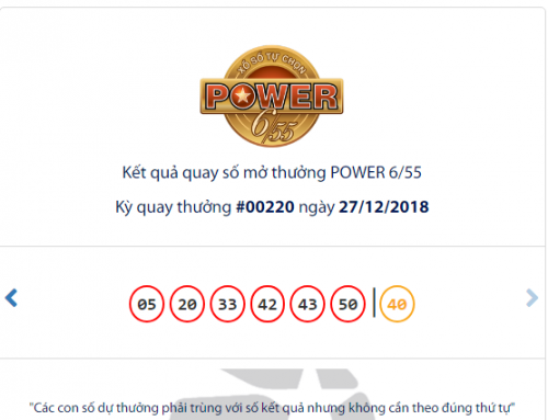 Kết quả xổ số Vietlott hôm nay 29/12/2018: Jackpot đang 
