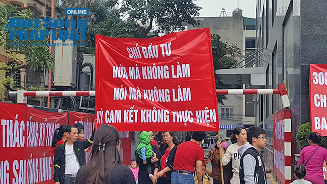 Sai phạm tại chung cư 25 Tân Mai: Tiếp tục hứa hẹn khắc phục