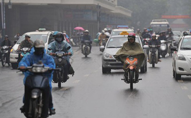 Miền Bắc đón không khí lạnh tăng cường, Hà Nội mưa rét 15 độ C