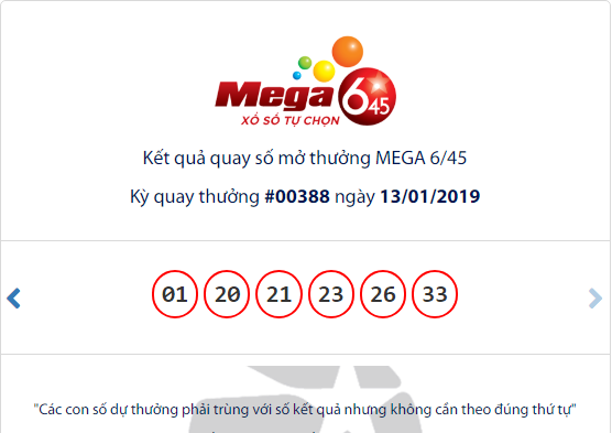 Kết quả xổ số Vietlott hôm nay 13/1/2019: Hé lộ bộ số trúng Jackpot hơn 37 tỷ đồng 